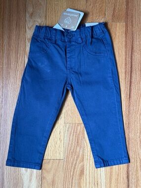 Mayoral Navy Blue Kids Pull-On Casual Pants